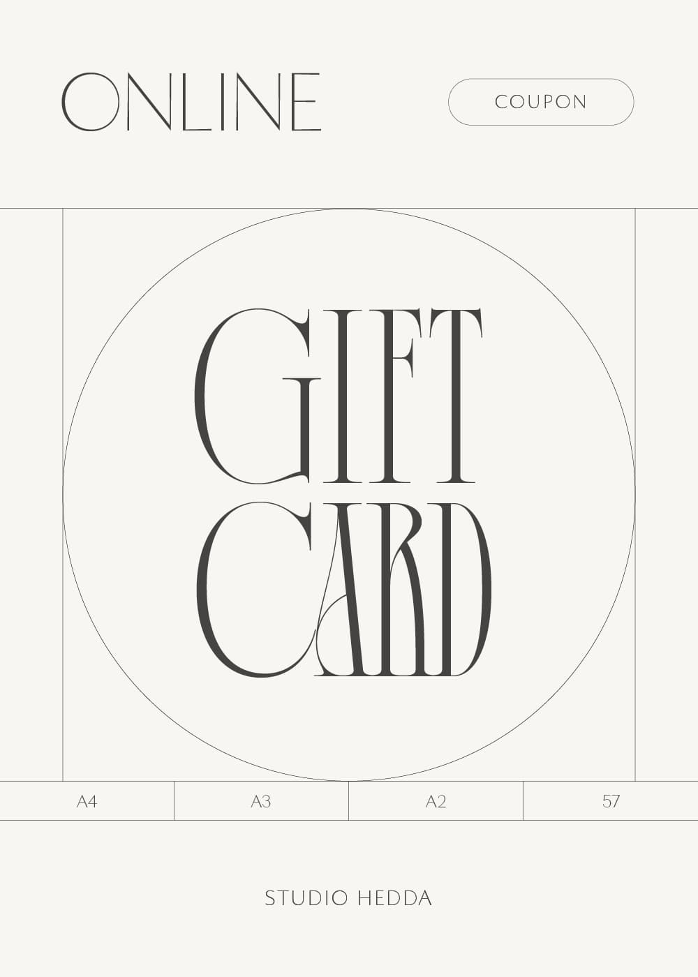 [사이즈별] 기프트 카드 Gift Card